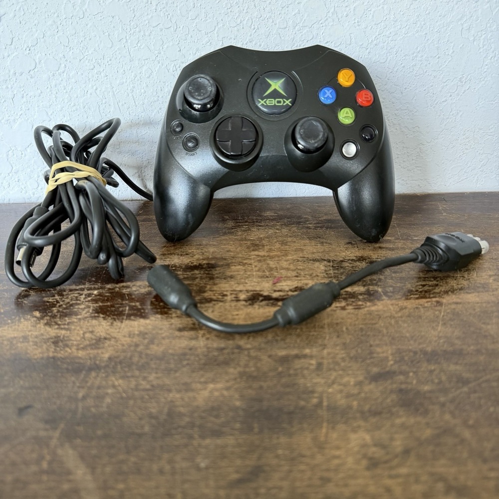 Microsoft Original XBOX First Generation Controller w/breakaway Cable X08-69873
